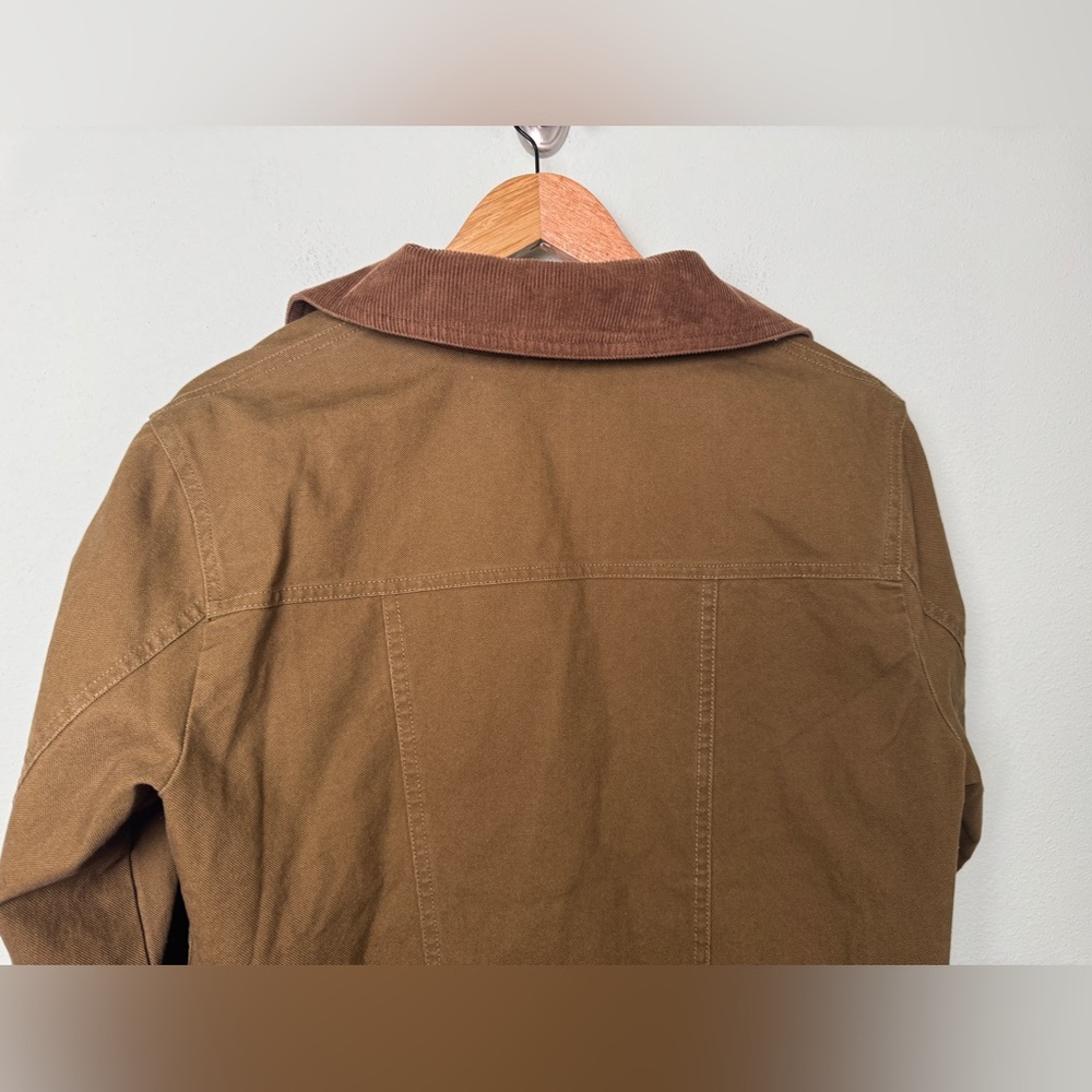 NWT Anthropologie Avec Les Filles Cotton Twill Heritage Chore Coat in Thyme S - Picture 10 of 15